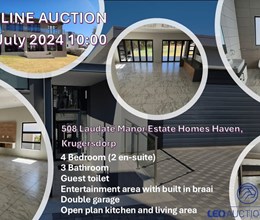 Online Auction - 4 Bedroom Family home in Laudaté  Manor Estate 